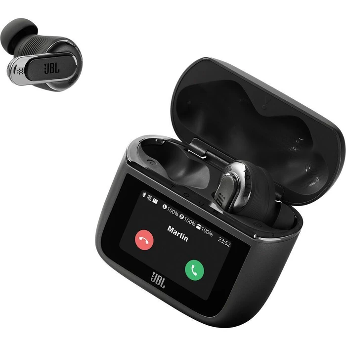 JBL Tour Pro 3 In-ear Bluetooth Handsfree Ακουστικά με Αντοχή στον Ιδρώτα και Θήκη Φόρτισης Μαύρα