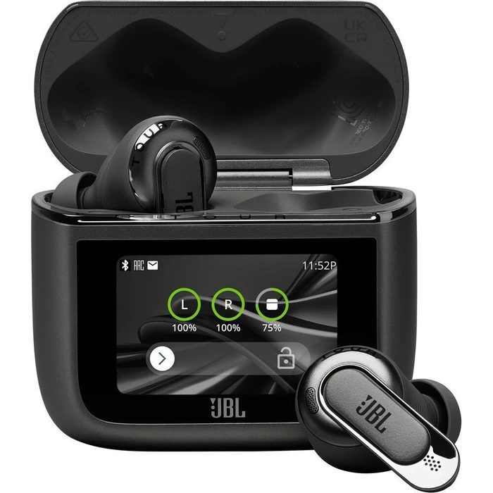JBL Tour Pro 3 In-ear Bluetooth Handsfree Ακουστικά με Αντοχή στον Ιδρώτα και Θήκη Φόρτισης Μαύρα