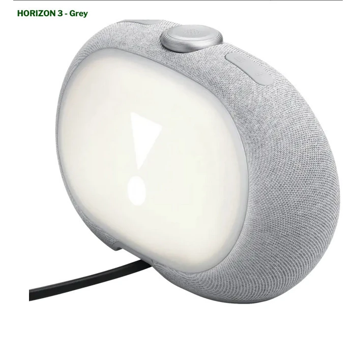 JBL Horizon 3 DAB+/FM Bluetooth Clock Radio Speaker, Grey