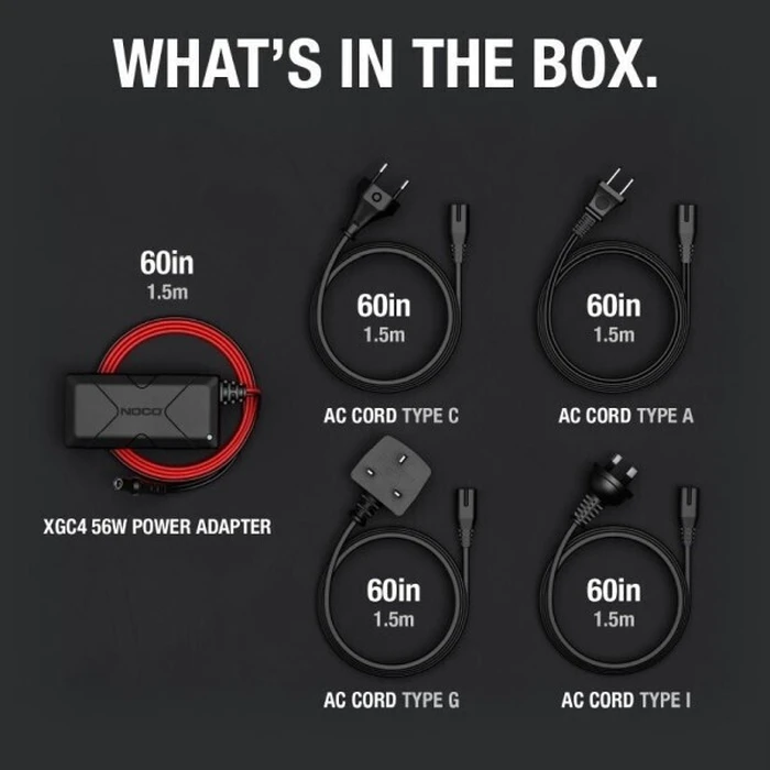 NOCO Φορτιστής / Αντάπτορας Τροφοδοσίας XGC4 56W για Genius Boost (13-XGC4)