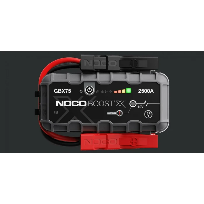 NOCO GBX75 Boost X 12V 2500A Portable Jump Starter with Power Bank, 60W USB‑C PD and 400‑lumen LED Flashlight
