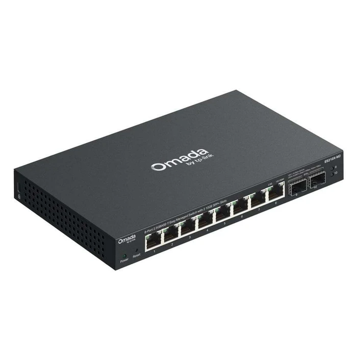 TP-Link Omada 8-Port 2.5G BASE-T Easy Managed Switch with 2 10GE SFP+ Slots (ES210X-M2) (TPES210X-M2)