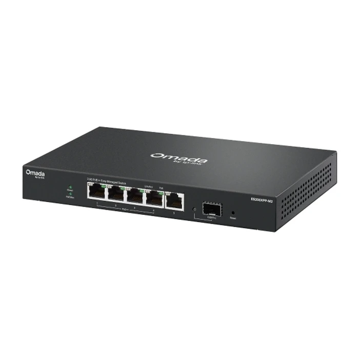 TP-Link Omada 5-Port 2.5G BASE-T and 1-Port 10GE SFP+ Easy Managed Switch with 4-Port PoE++ (ES206XPP-M2) (TPES206XPP-M2)