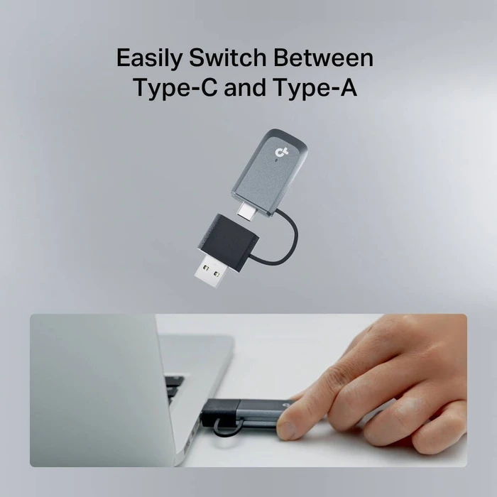 TP-LINK Archer TBE400U USB Wi?Fi Adapter (Wi?Fi 7, Tri-Band)