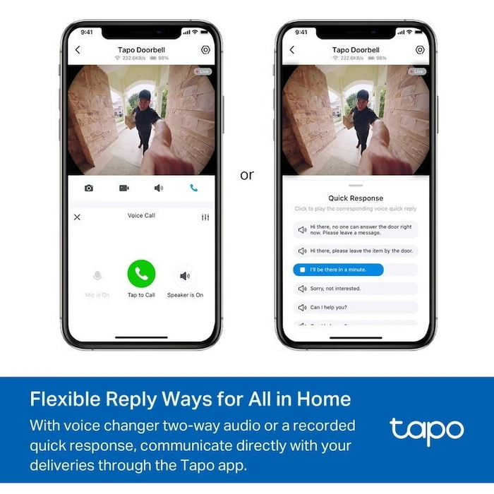 TP-LIink Video Doorbell Mini (TAPO D205) (TPTPTAPOD205)