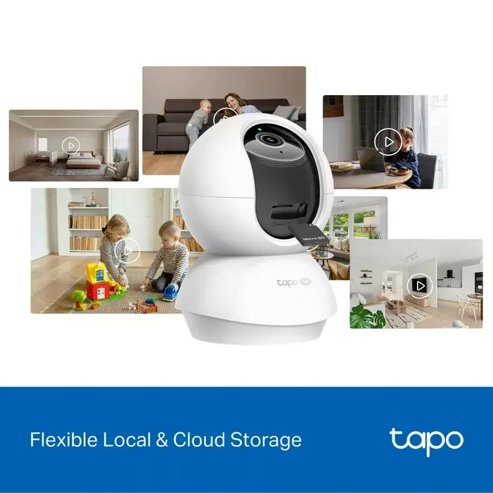 TP-Link 4K 8MP Pan/Tilt AI Home Security Wi-Fi Camera (TAPO C250) (TPC250)