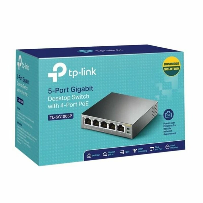TP-LINK TL-SG1005P v1 Unmanaged L2 PoE Switch με 5 Θύρες Ethernet