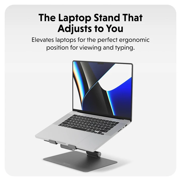 Silver Laptop Stand S5634346
