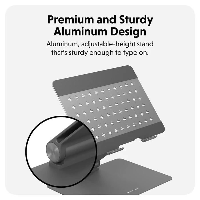 Silver Laptop Stand S5634346