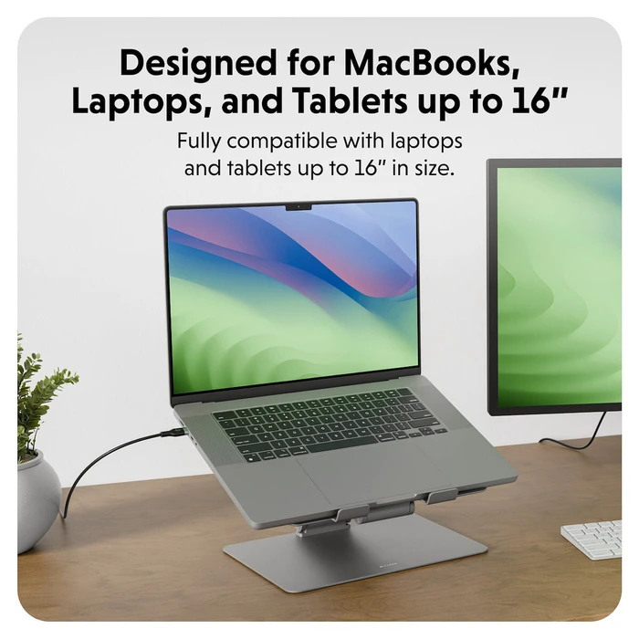 Silver Laptop Stand S5634346