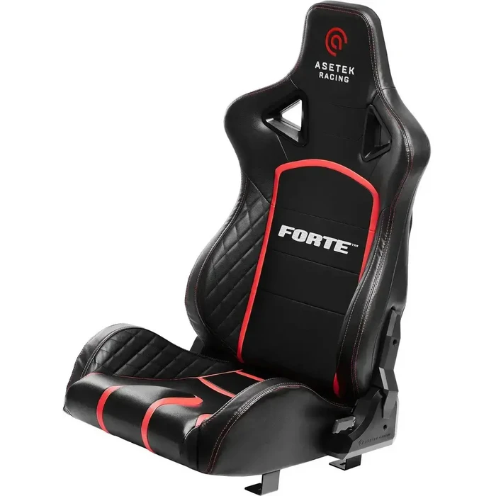 Asetek SimSports Initium Forte Seat (Black, Faux Leather)