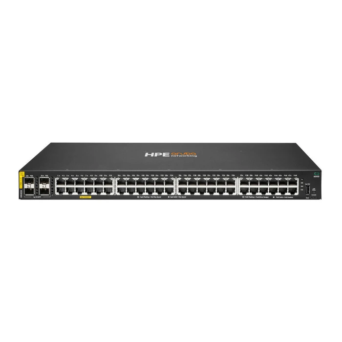 HPE Aruba Networking CX 6000 48p 10M/100M/1G Class4 PoE 4x SFP 1G 370W Switch (EU) - R8N85B#ABB
