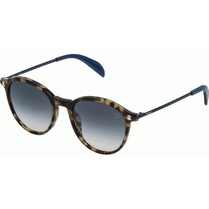 TOUS Women's Sunglasses Brown Tortoiseshell Frame with Degraded Lens STO993-5006ZE