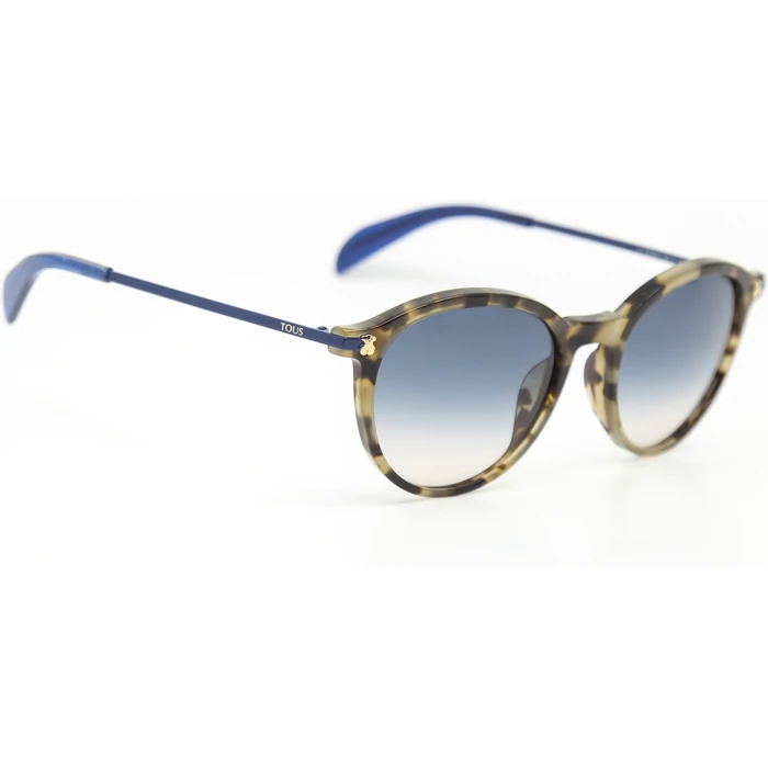 TOUS Women's Sunglasses Brown Tortoiseshell Frame with Degraded Lens STO993-5006ZE