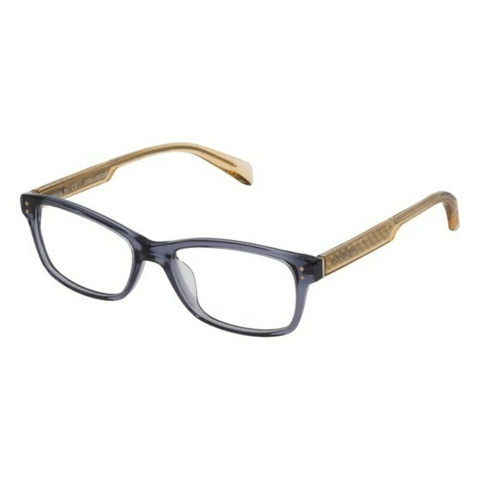 Zadig & Voltaire VZV173 04AL - Women's Optical Eyeglass Frame 52/17/135, Shiny Asphalt Gray, Acetate & Metal