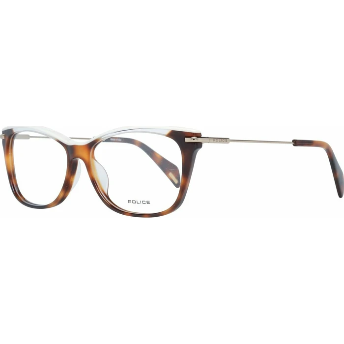 Police VPL506V 09AJ Women's Optical Frame — Acetate Brown (Tortoiseshell) 53/14/140