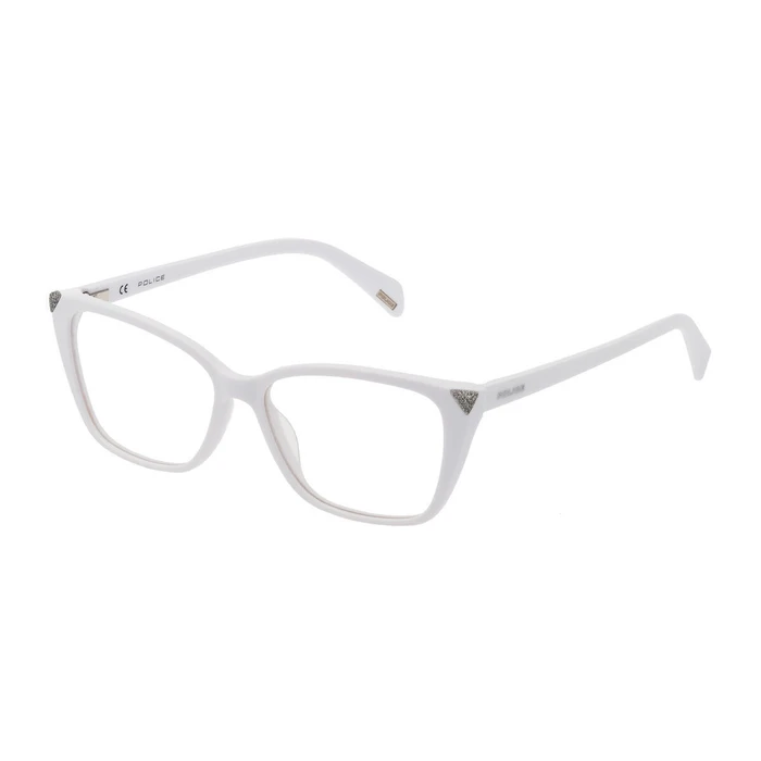 Police Women's White Butterfly Plastic (Acetate) Frame Glasses VPL929-54847Y