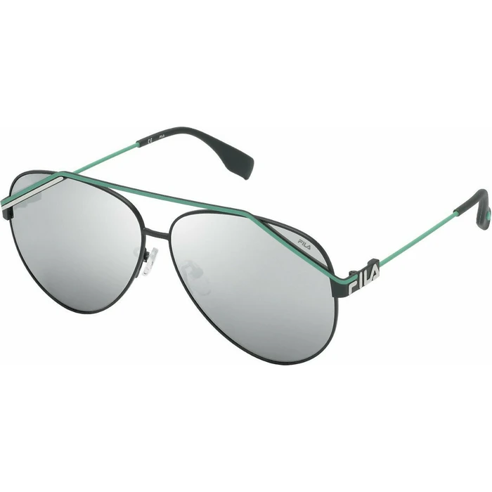 FILA Men's Sunglasses with Multicolour Metal Frame SFI018 H53X
