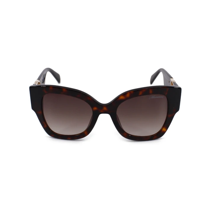 Blumarine Women's Sunglasses SBM795-510714 — Brown Tortoiseshell Acetate Frame with Brown Gradient (Category 3) Lenses