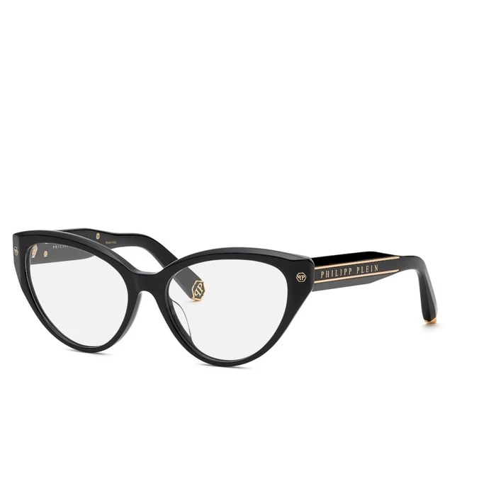 Philipp Plein Women's Eyeglass Frames VPP052M 54/16/135 mm (Black, Acetate)