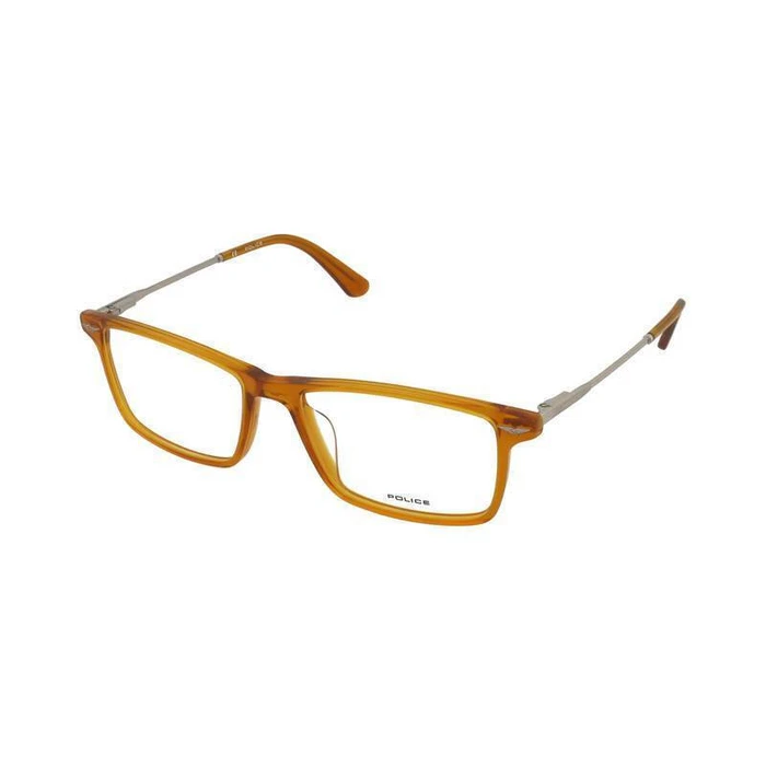 Police Men's Metal Frame Glasses - Yellow (VPLD92-5306DD)