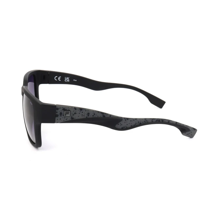 FILA Ανδρικά Γυαλιά Ηλίου SFI463-53U28P - Μαύρος Σκελετός, Γκρί Gradient Πολωμένοι Φακοί