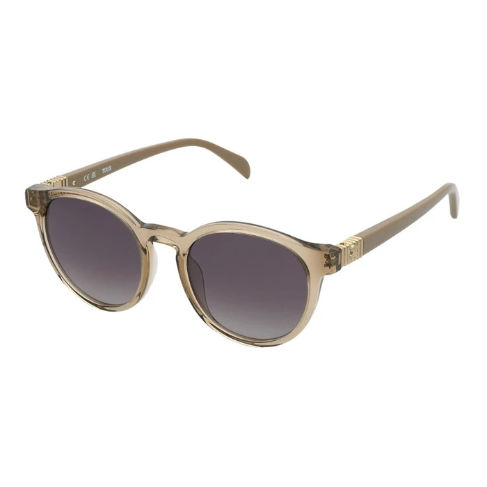 TOUS Women's Sunglasses STOB89-5107AY, 51/19/135 mm, Brown Acetate, Category 3