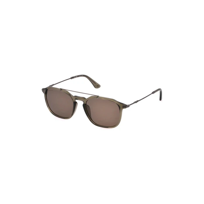 Police Unisex Sunglasses SPLL76 – Green Frame & Green Lens, Polarized