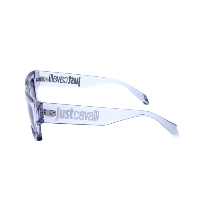 Just Cavalli Unisex Γυαλιά Ηλίου Διάφανος Κοκκάλινος Σκελετός με Μπλε Καθρέφτη SJC039 06A7