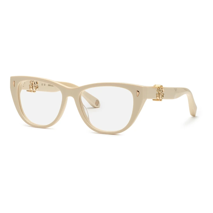 Roberto Cavalli Women's Acetate Eyeglasses Frame VRC045-5409X7 (54/16/140) Beige