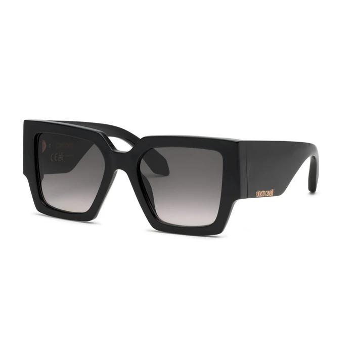 Women Sunglasses Roberto Cavalli SRC058S540700 – Black Acetate Frame (54/22/140 mm)