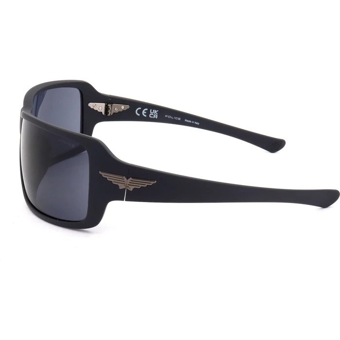 Police Unisex Sunglasses SPLN37M650I41 (65/14/115) Black Frame, Grey Lenses