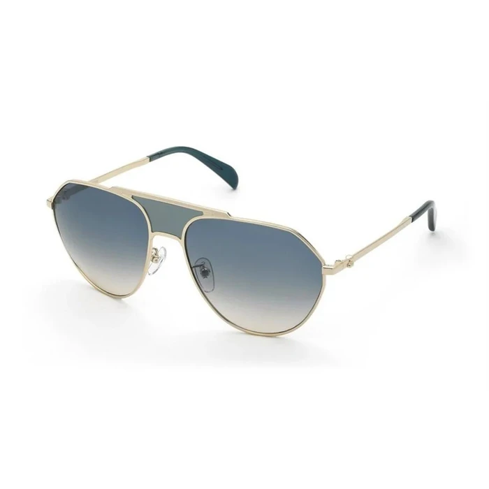 TOUS Unisex Γυαλιά Ηλίου STOC46-610594 - Χρυσός Σκελετός με Μπλε Φακό