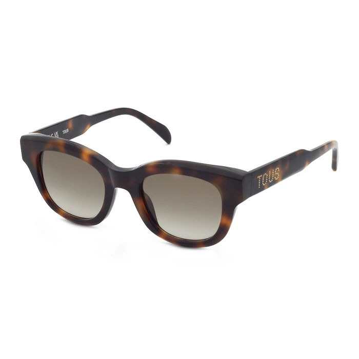 TOUS Women's Sunglasses STOC82-500752 Brown Acetate Frame (50/21/140)