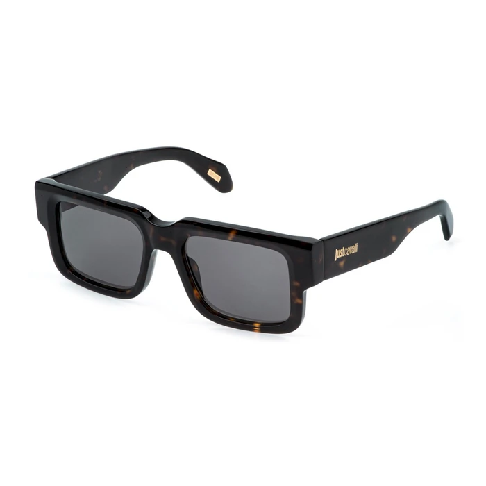 Just Cavalli Unisex Sunglasses JC141 0722 — Brown Tortoise Acetate Frame, Grey Lenses (53/19/145)
