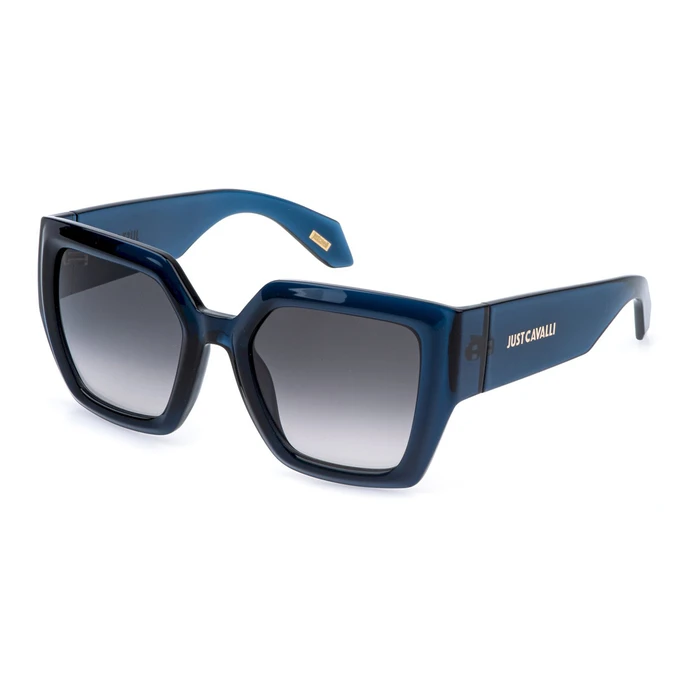 Just Cavalli Women's Sunglasses SJC148-5207FK Blue Frame 52/20/140