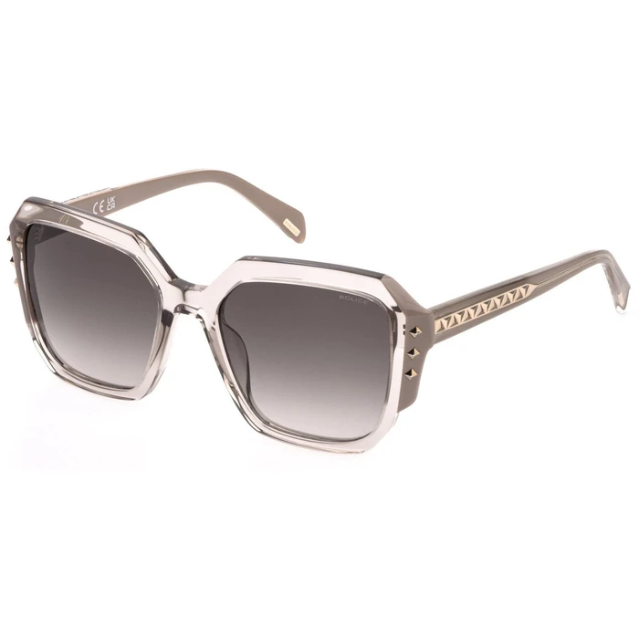 WOMEN Sunglasses Police SPLR23E 07T1 - Grey Acetate Frame, Grey Gradient Lenses (54/19/140)