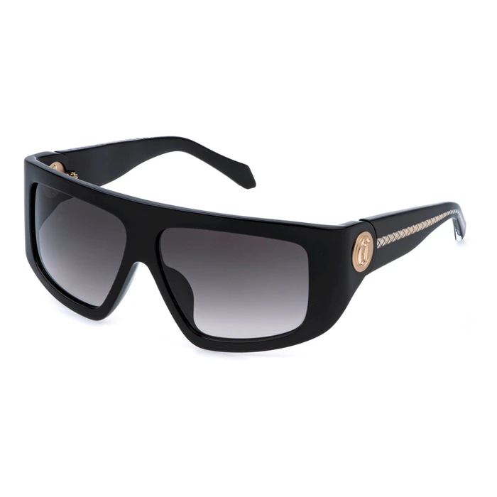 Γυναικεία Γυαλιά Ηλίου Just Cavalli SJC145-600700 — Μαύρος κοκκάλινος σκελετός, Γκρί φακός (60/12/125 mm)