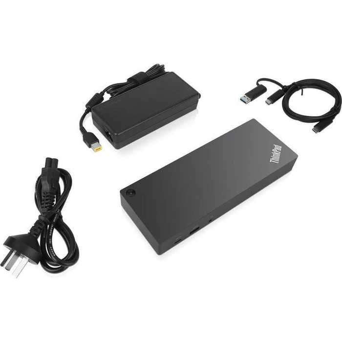 Lenovo Metatropias - Antaptopes ThinkPad Hybrid USB-C Docking Station with HDMI DisplayPort 4K PD Ethernet Black