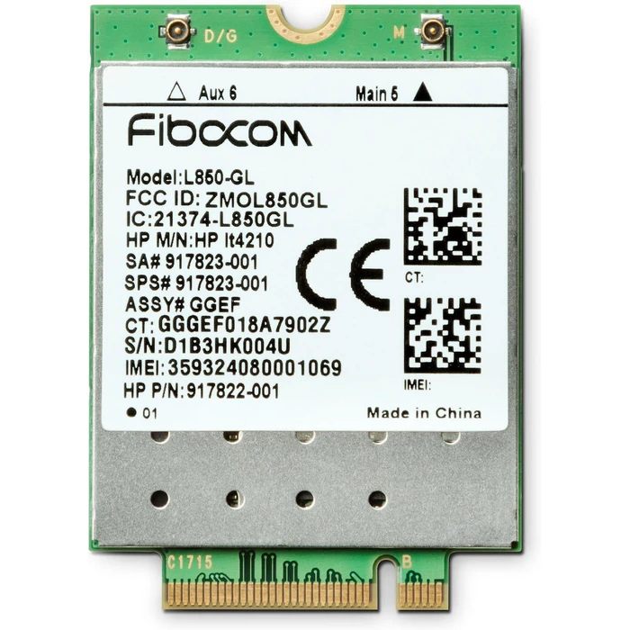 HP XMM 7360 Wireless Network Card Mini PCI e M.2