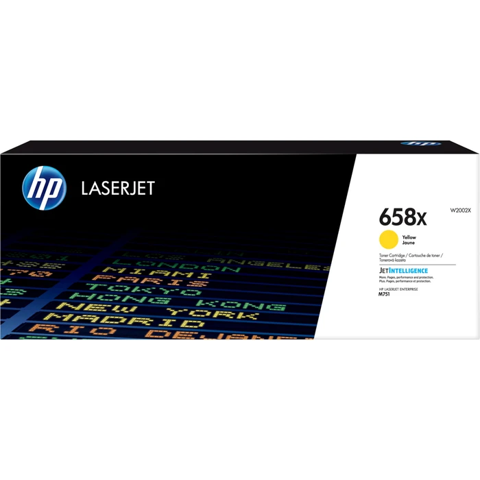 HP 658X Yellow LaserJet Toner Cartridge HC (28k) (W2002X) (HPW2002X)