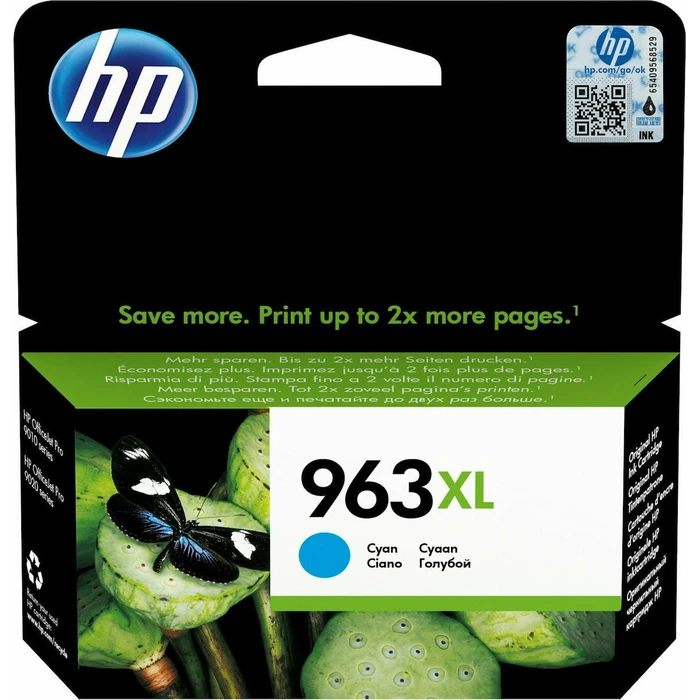 HP 963XL Genuine Ink Cartridge InkJet Cyan (3JA27AE)