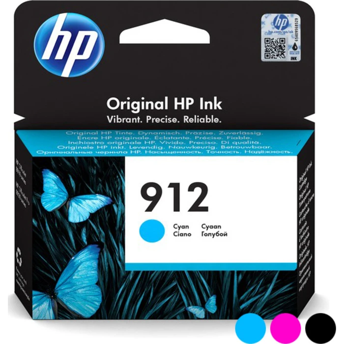 HP Inkjet Cyan Printer Ink HP 912