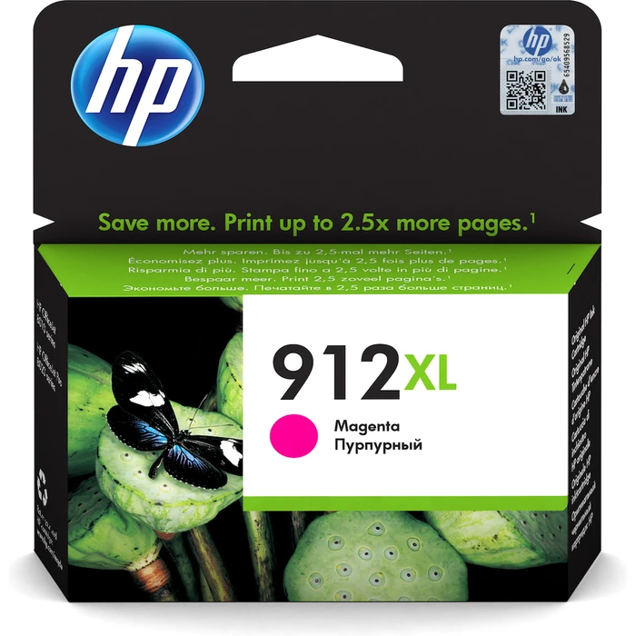 HP 912XL Genuine Ink Cartridge InkJet Magenta (3YL82AE)