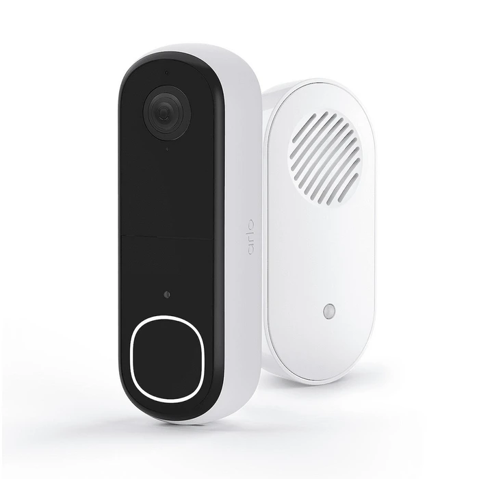 Arlo Ασύρματο Κουδούνι Πόρτας Wi?Fi Essential Video Doorbell 2K & Chime (AVDK4001-100PES) - Λευκό