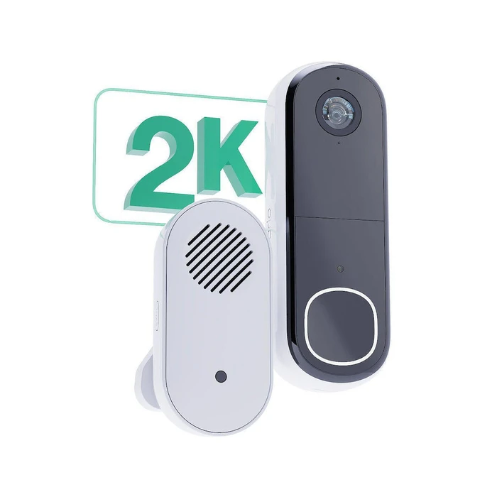 Arlo Ασύρματο Κουδούνι Πόρτας Wi?Fi Essential Video Doorbell 2K & Chime (AVDK4001-100PES) - Λευκό