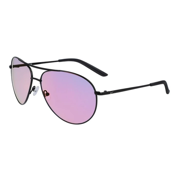 Nike Chance M Women's Sunglasses Black Metal Frame Mirror Lens EV1218-016