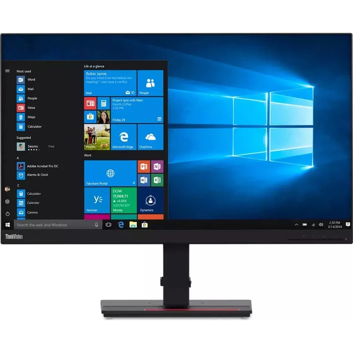 Lenovo ThinkVision T27q-20 27-inch QHD (2560x1440) IPS Monitor, 4 ms GTG