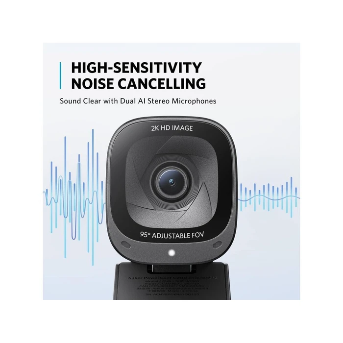 Anker PowerConf C200 Web Camera 2K με Autofocus (A3369)