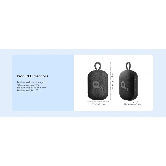 Anker Soundcore Select 4 Go — Portable Bluetooth Speaker (Black)